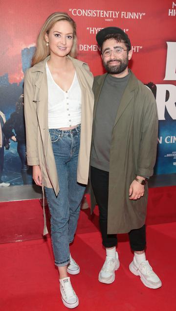 Aoife McCormack and Conor Merriman at the special preview screening of Extra Ordinary at the Lighthouse Cinema, Dublin. Pic: Brian McEvoy.
