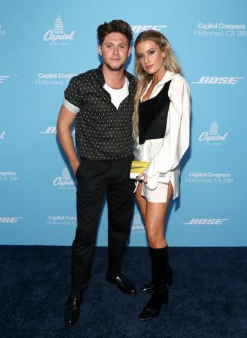 LOS ANGELES, CALIFORNIA - AUGUST 07: Fletcher (R) and Niall Horan attend Capitol Music Group's 6th annual Capitol Congress premiering new music and projects for industry and media on August 07, 2019 in Los Angeles, California. (Photo by Tommaso Boddi/Getty Images for Capitol Music Group)