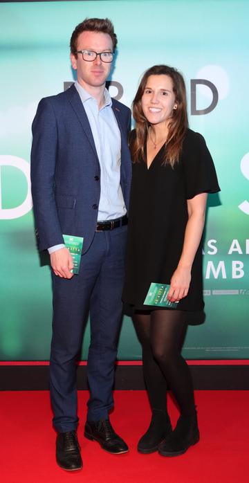 David McCrum and Nadia Skelton  at the special preview screening of Ad Astra at Cineworld, Dublin. Pic: Brian McEvoy Photography