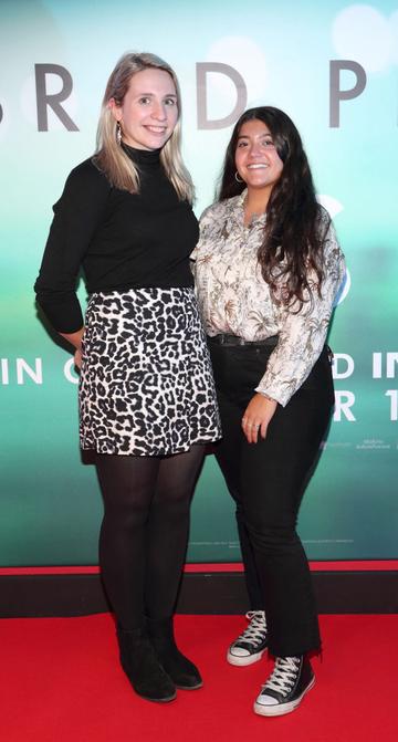 Heather Steele and Maria Corrochano  at the special preview screening of Ad Astra at Cineworld, Dublin. Pic: Brian McEvoy Photography