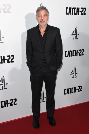 LONDON, ENGLAND - MAY 15: George Clooney attends the "Catch 22" UK premiere on May 15, 2019 in London, United Kingdom. (Photo by Stuart C. Wilson/Getty Images)