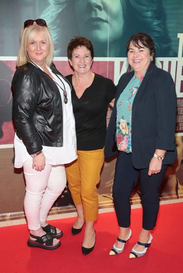 Pauline Keily, Valerie Temple and Vivienne Kavanagh at the special preview screening of The Kitchen at Cineworld, Dublin. 
Picture: Brian McEvoy
