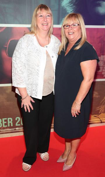 Carla Rea and Phil Meredith at the special preview screening of The Kitchen at Cineworld, Dublin. 
Picture: Brian McEvoy
