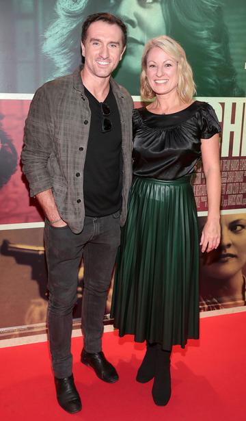 Fergus Kealy and Deborah Sweeney at the special preview screening of The Kitchen at Cineworld, Dublin. 
Picture: Brian McEvoy
