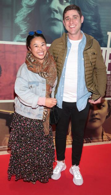 Judy Wong and Michael Foley at the special preview screening of The Kitchen at Cineworld, Dublin. 
Picture: Brian McEvoy

