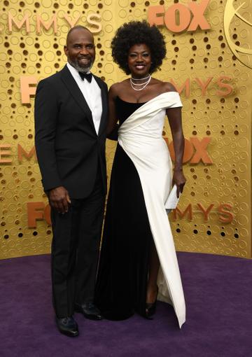 US actress Viola Davis and husband Julius Tennon arrive for the 71st Emmy Awards at the Microsoft Theatre in Los Angeles on September 22, 2019. (Photo: VALERIE MACON/AFP/Getty Images)