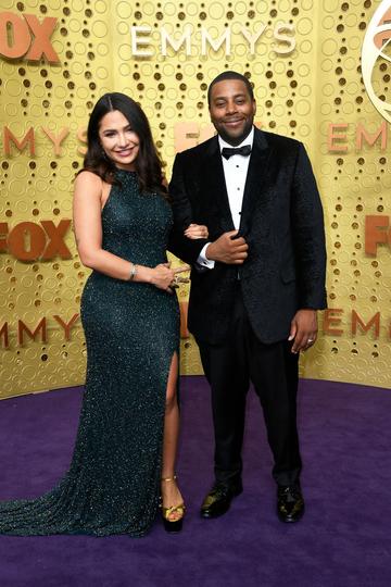 Christina Evangeline and Kenan Thompson attend the 71st Emmy Awards at Microsoft Theater on September 22, 2019 in Los Angeles, California. (Photo by Frazer Harrison/Getty Images)