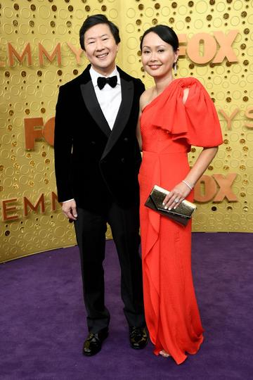 Ken Jeong and Tran Jeong attend the 71st Emmy Awards at Microsoft Theater on September 22, 2019 in Los Angeles, California. (Photo by Frazer Harrison/Getty Images)