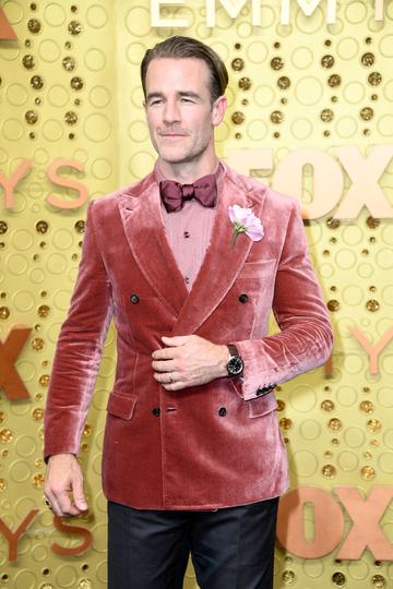 LOS ANGELES, CALIFORNIA - SEPTEMBER 22: James Van Der Beek, fashion detail, attends the 71st Emmy Awards at Microsoft Theater on September 22, 2019 in Los Angeles, California. (Photo by Frazer Harrison/Getty Images)