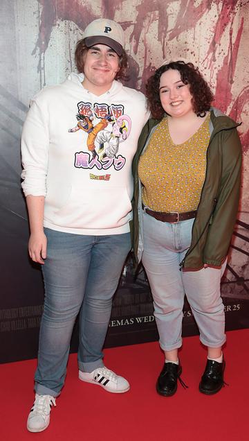 Aaron Devery and Angela Hegarty pictured at the special preview screening of Ready or Not at the Lighthouse Cinema, Dublin. Pic: Brian McEvoy
