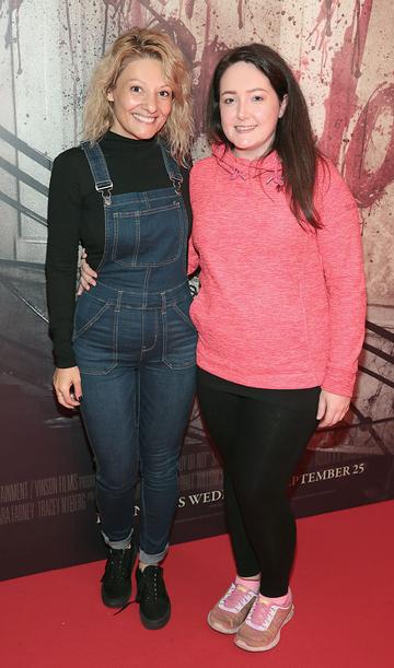 Esra Soruklo and Zenda Franklin pictured at the special preview screening of Ready or Not at the Lighthouse Cinema, Dublin. Pic: Brian McEvoy

