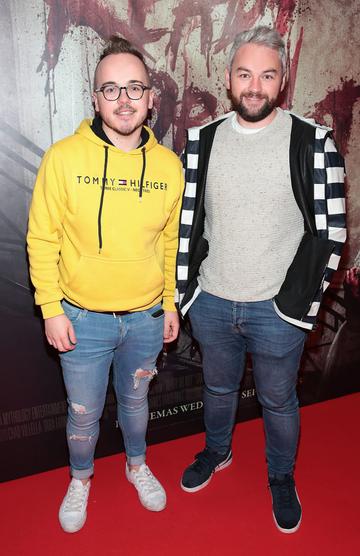 Paul Carlyle and Michel Ryan pictured at the special preview screening of Ready or Not at the Lighthouse Cinema, Dublin. Pic: Brian McEvoy
