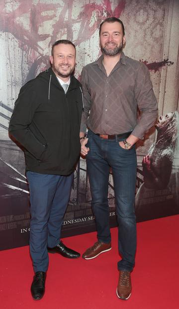 John Kearns and Piotr Jankowski  pictured at the special preview screening of Ready or Not at the Lighthouse Cinema, Dublin. Pic: Brian McEvoy
