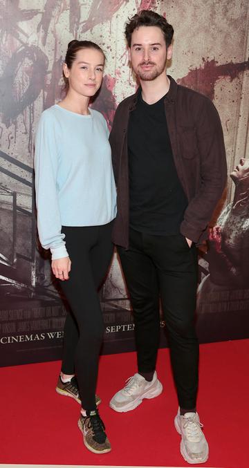 Odette Devereux and Brian Conway pictured at the special preview screening of Ready or Not at the Lighthouse Cinema, Dublin. Pic: Brian McEvoy
