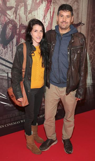 Jane Wade and Oisin Baget pictured at the special preview screening of Ready or Not at the Lighthouse Cinema, Dublin. Pic: Brian McEvoy
