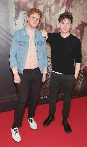 Andy Morris and Emmet Barry pictured at the special preview screening of Ready or Not at the Lighthouse Cinema, Dublin. Pic: Brian McEvoy
