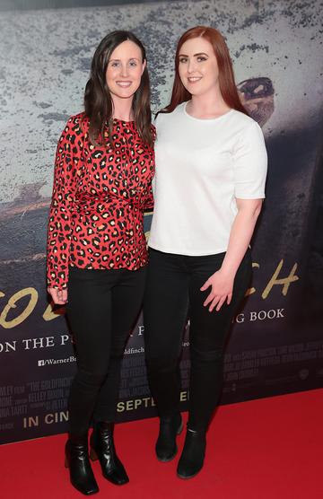 Amanda Fagan and Teresa Fagan pictured at the Irish Premiere screening of The Goldfinch at the Lighthouse Cinema, Dublin.

Picture: Brian McEvoy.
