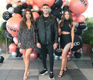 Boohoo Ambassadors India Reynolds. Tommy Fury and IMaura Higgins ahead of  the  Boohoo and BoohooMAN Ambassador Party in The Devlin Hotel Ranelagh.

Pic Brian McEvoy
