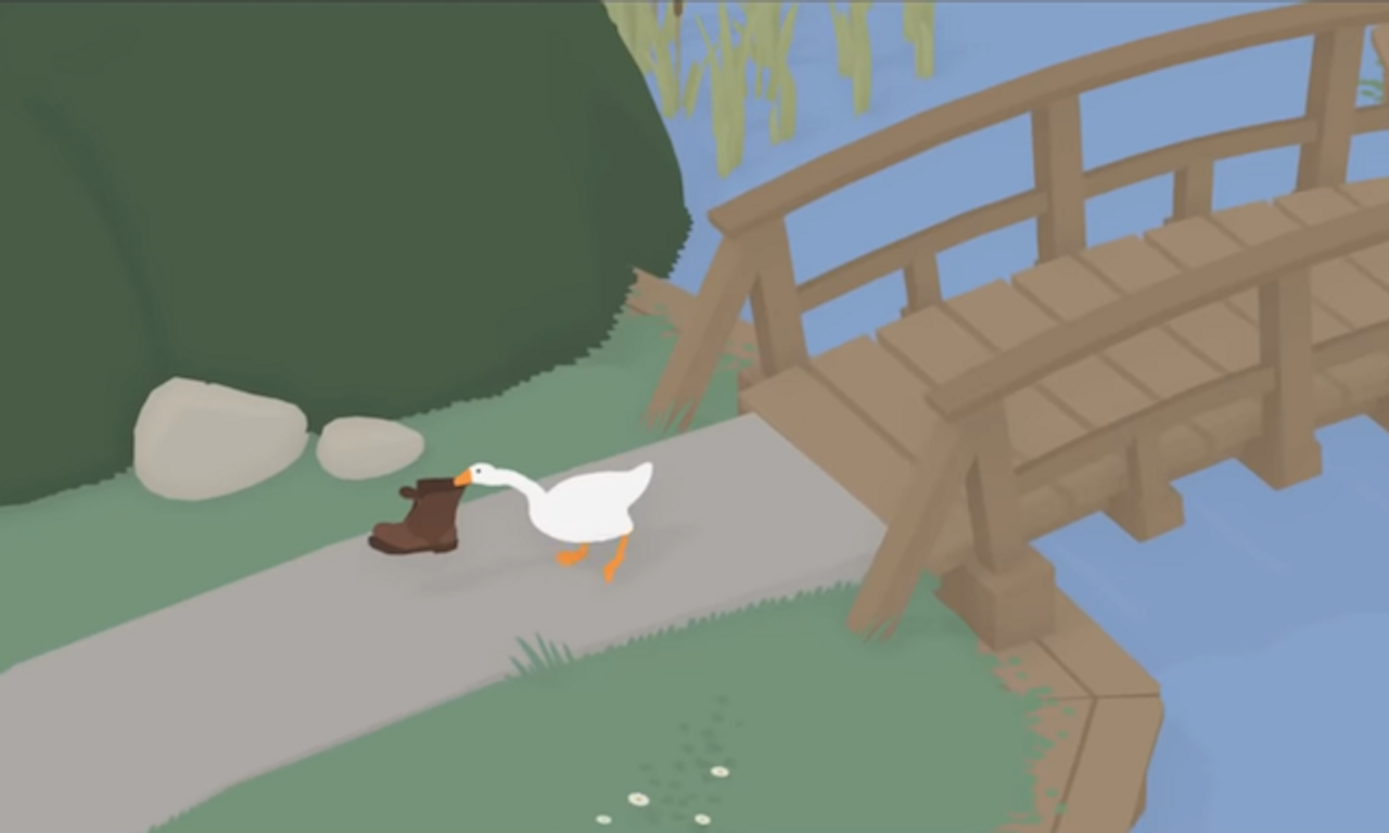 The First 11 Minutes of Untitled Goose Game - Gameplay 