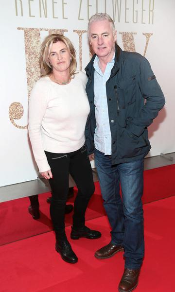 Rosie dawson Campbell and Dave Fanning pictured at the Irish Premiere of Judy at the Lighthouse Cinema, Dublin.

Pic: Brian McEvoy.
