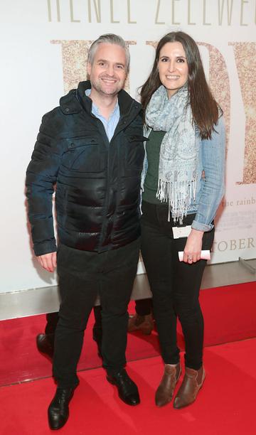 Tom Maguire and Mona Pavel  pictured at the Irish Premiere of Judy at the Lighthouse Cinema, Dublin.

Pic: Brian McEvoy.
