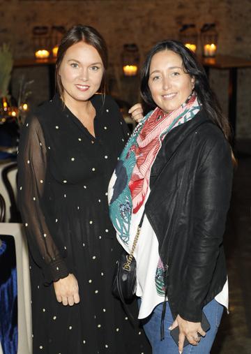 Amber Brown and Amy Pilgrim at Guinness Storehouse Seafest supper club.
Photo: Kieran Harnett.

