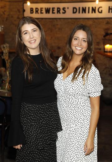 Gillian Herlihy and Jess Corcoran at Guinness Storehouse Seafest supper club.
Photo: Kieran Harnett.
