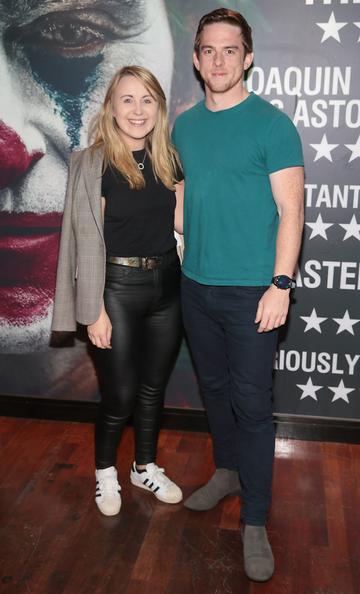 Holly Forbes and Simon Adams at the Irish Premiere screening of Joker at Cineworld, Dublin.
Pic: Brian McEvoy.