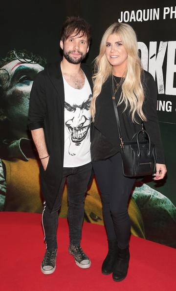 Calum McAdam and Katie Slein at the Irish Premiere screening of Joker at Cineworld, Dublin.
Pic: Brian McEvoy.