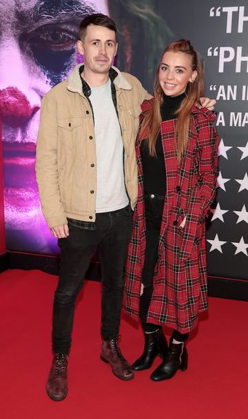 Shane Dempsey and Sorcha Herlihy at the Irish Premiere screening of Joker at Cineworld, Dublin.
Pic: Brian McEvoy.
Pic Brian McEvoy
No Repro fee for one use