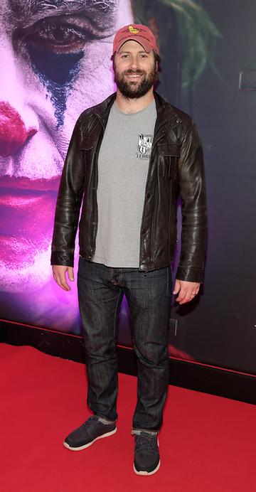 David Lawrence at the Irish Premiere screening of Joker at Cineworld, Dublin.
Pic: Brian McEvoy.
