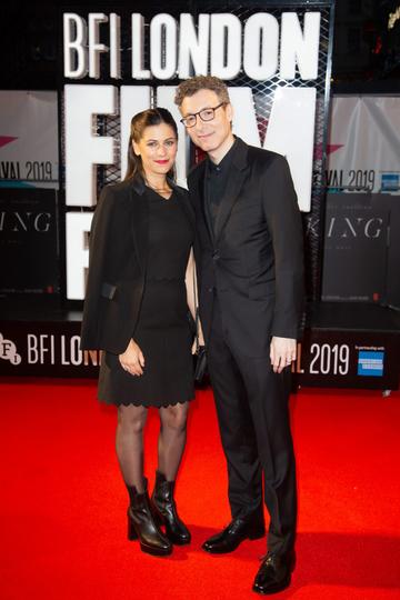 Nicholas Britell and Caitlin Sullivan at The King UK Premiere during the 63rd BFI London Film Festival at Odeon Luxe Leicester Square on 3rd October 2019.

Photos: Netflix