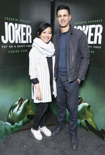Achi Hardjakusumah and Stefan French at the special 70mm screening of Todd Phillips Joker at the IFI Dublin.
Pic: Brian McEvoy Photography