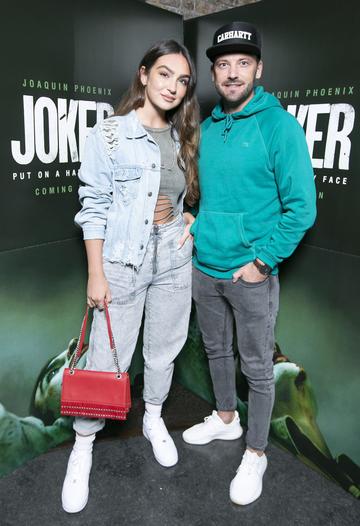 Shauna Lindsay and Stephen McCann at the special 70mm screening of Todd Phillips Joker at the IFI Dublin.
Pic: Brian McEvoy Photography