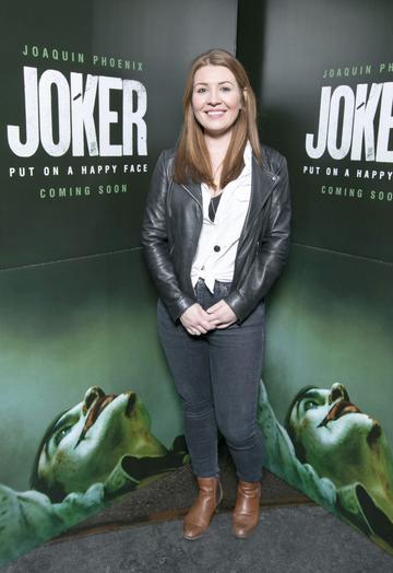Ruth Reilly at the special 70mm screening of Todd Phillips Joker at the IFI Dublin.
Pic: Brian McEvoy Photography