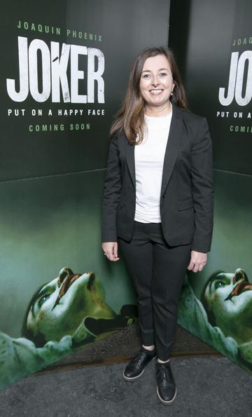 Helen Hutton at the special 70mm screening of Todd Phillips Joker at the IFI Dublin.
Pic: Brian McEvoy Photography