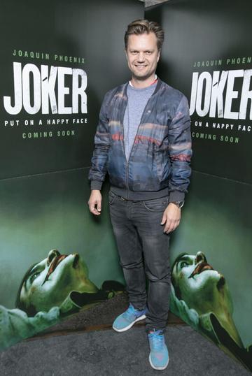 Johan Hallstrom at the special 70mm screening of Todd Phillips Joker at the IFI Dublin.
Pic: Brian McEvoy Photography