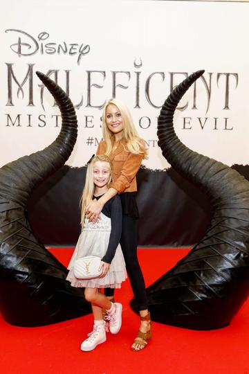 Kerri Nicole Blanc and daughter Kayla (8) pictured at the special family preview screening of Disney’s MALEFICENT: MISTRESS OF EVIL, in the Odeon Point Village. Picture Andres Poveda