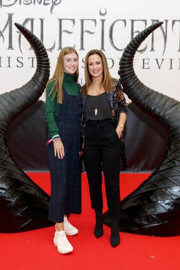 Emelia and  Lorraine Keane pictured at the special family preview screening of Disney’s MALEFICENT: MISTRESS OF EVIL, in the Odeon Point Village. Picture Andres Poveda