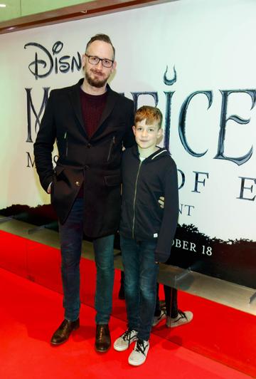 Cathal Dineen and Cormac Dineen (11) pictured a the special preview screening of Disney's “Maleficent: Mistress of Evil' at the Light House Cinema, Dublin. Picture: Andres Poveda
