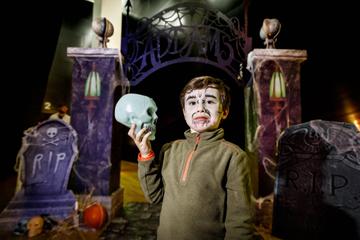 Elliot Higgins (4) pictured at a special preview screening of The Addams Family at the Light House Cinema, Dublin.  Picture: Andres Poveda