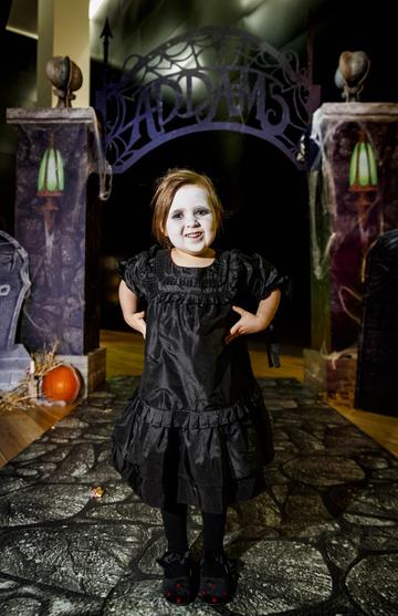 Eden Coleman (3) pictured at a special preview screening of The Addams Family at the Light House Cinema, Dublin.  Picture: Andres Poveda