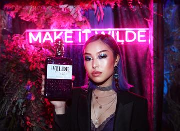 Wei Ying Chang pictured at the exclusive global launch of Wilde Irish Gin at The Cellar Bar last night. Photograph: Leon Farrell / Photocall Ireland