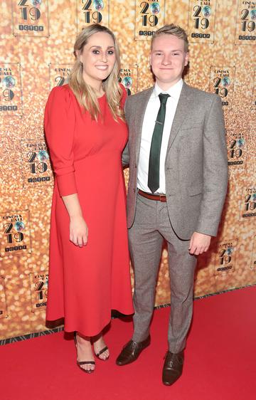 Ciara Kennedy and Daniel Harnett  pictured at the Irish Cinema Ball 2019 in aid of the Irish Cinematograph Trade Benevolent Fund (ICTBF ) at The Shelbourne Hotel, Dublin This year's theme was the iconic 'Studio 54'.
Pic: Brian McEvoy.