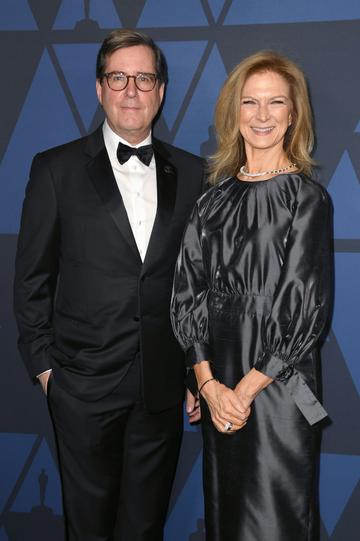 Academy of Motion Picture Arts and Sciences President David Rubin and Dawn Hudson attend the Academy Of Motion Picture Arts And Sciences' 11th Annual Governors Awards at The Ray Dolby Ballroom at Hollywood & Highland Center on October 27, 2019 in Hollywood, California. (Photo by Kevin Winter/Getty Images)
