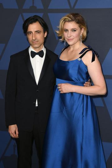 Noah Baumbach and Greta Gerwig attend the Academy Of Motion Picture Arts And Sciences' 11th Annual Governors Awards at The Ray Dolby Ballroom at Hollywood & Highland Center in Hollywood, California. (Photo by Kevin Winter/Getty Images)