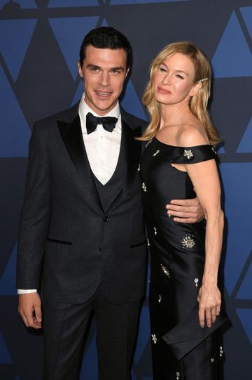 Finn Wittrock and Renée Zellweger attend the Academy Of Motion Picture Arts And Sciences' 11th Annual Governors Awards at The Ray Dolby Ballroom at Hollywood & Highland Center in Hollywood, California. (Photo by Kevin Winter/Getty Images)