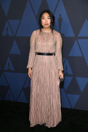 Awkwafina attends the Academy Of Motion Picture Arts And Sciences' 11th Annual Governors Awards at The Ray Dolby Ballroom at Hollywood & Highland Center in Hollywood, California. (Photo by Kevin Winter/Getty Images)