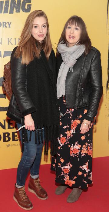 Seana Kerslake and Deirdre Kerslake at the special preview screening of Doctor Sleep at the Light House Cinema, Dublin. Pic: Brian McEvoy.