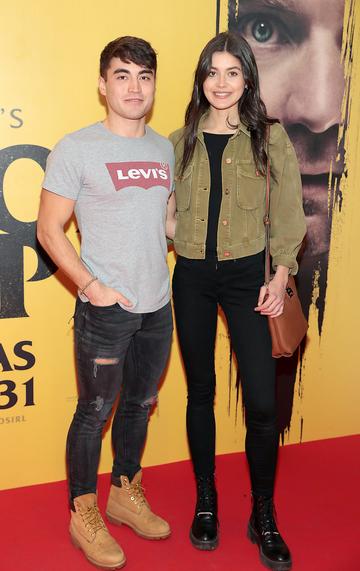 Leo Morgan and Niamh Dunne at the special preview screening of Doctor Sleep at the Light House Cinema, Dublin. Pic: Brian McEvoy.